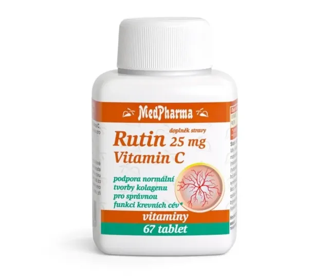 MedPharma Rutin 25 mg + Vitamin C, 67 tablet