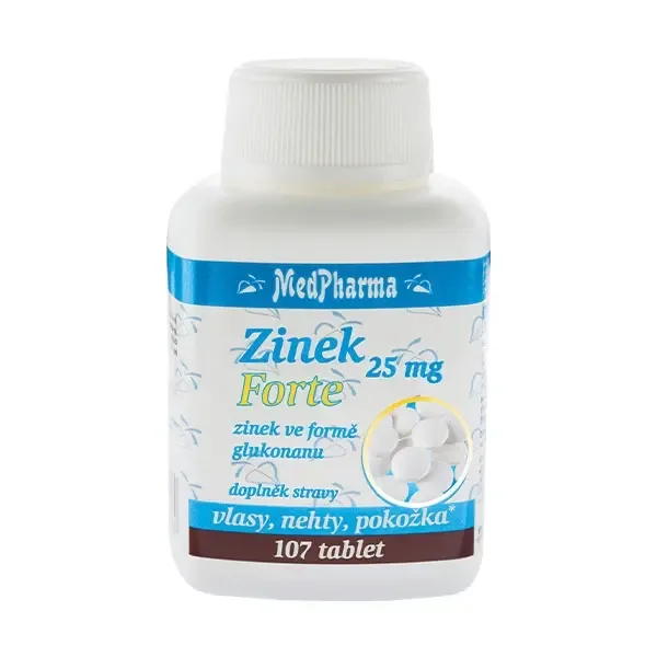 MedPharma Zinek 25 mg Forte 107 tablet