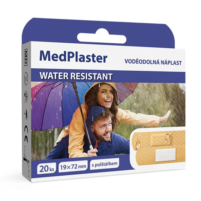 MedPlaster Náplast water resistant 19x72 mm 20 ks