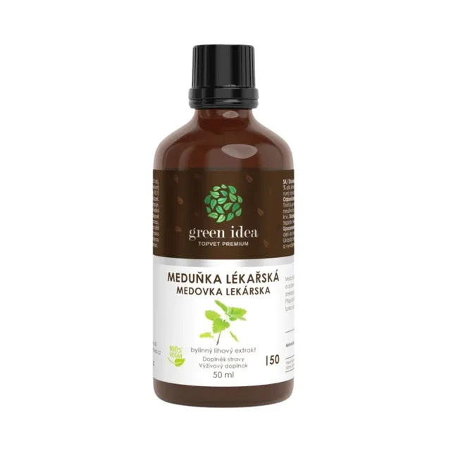 Meduňka lékařská tinktura – kapky 50 ml – Green idea