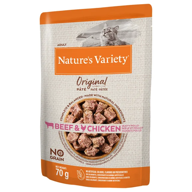 Megabalení Nature's Variety Original Paté No Grain 24 x 70 g - krocaní