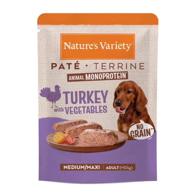 Megabalení Nature's Variety Original Paté No Grain Medium/Maxi Adult 16x300 g - krůtí