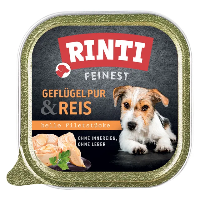 Megabalení RINTI Feinest 44 x 150 g - drůbeží a rýže