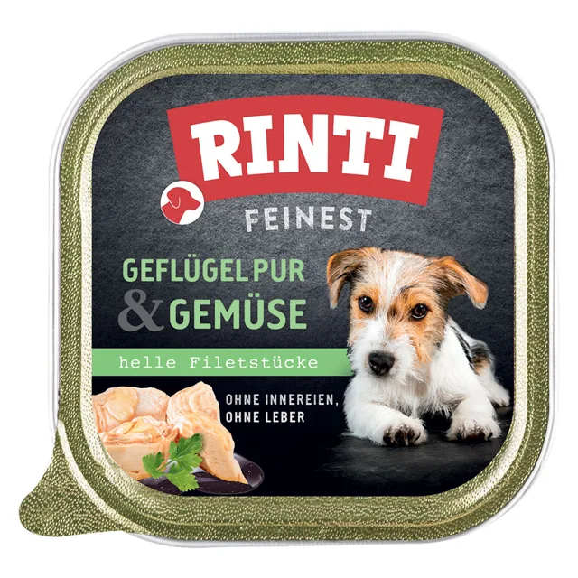 Megabalení RINTI Feinest 44 x 150 g - drůbeží & zelenina