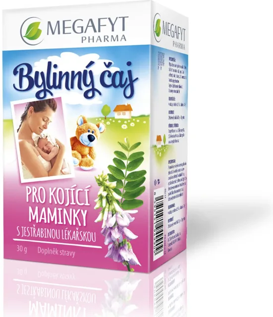 Megafyt Bylinný čaj pro kojící maminky s jestřabinou 20 x 1,5g
