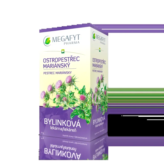Megafyt čaj Bylinková lékárna Ostropestřec mariánský 20x2,5g