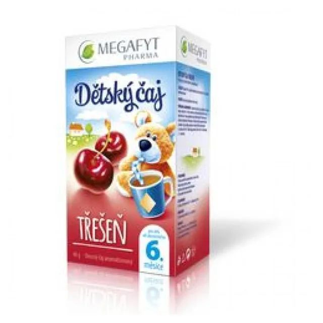 MEGAFYT Dětský ovocný čaj třešeň 20 x 2 g