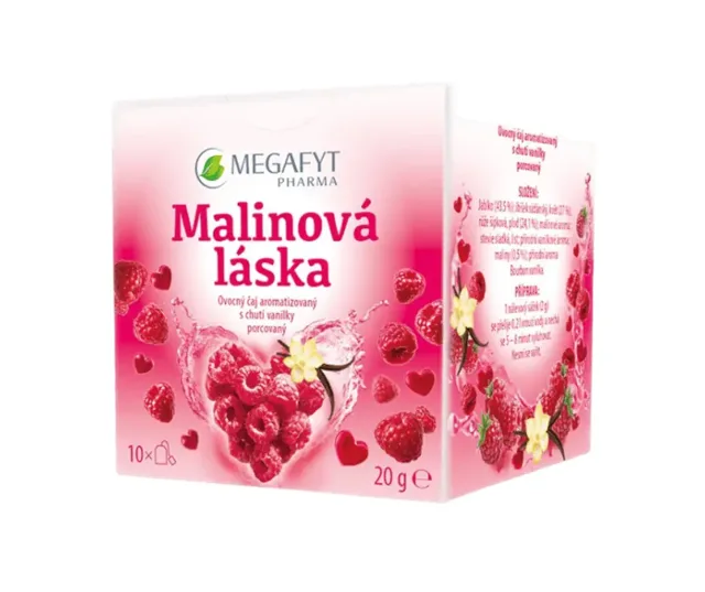 Megafyt Malinová láska 10 x 2 g