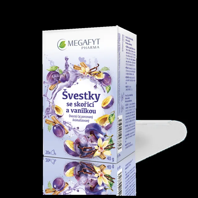 MEGAFYT Švestky se skořicí a vanilkou 20 sáčků