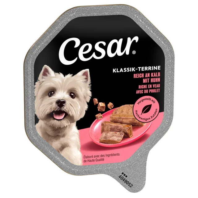 Megapack Cesar mistička 14 x 150 g - terrine s telecím a drůbežím