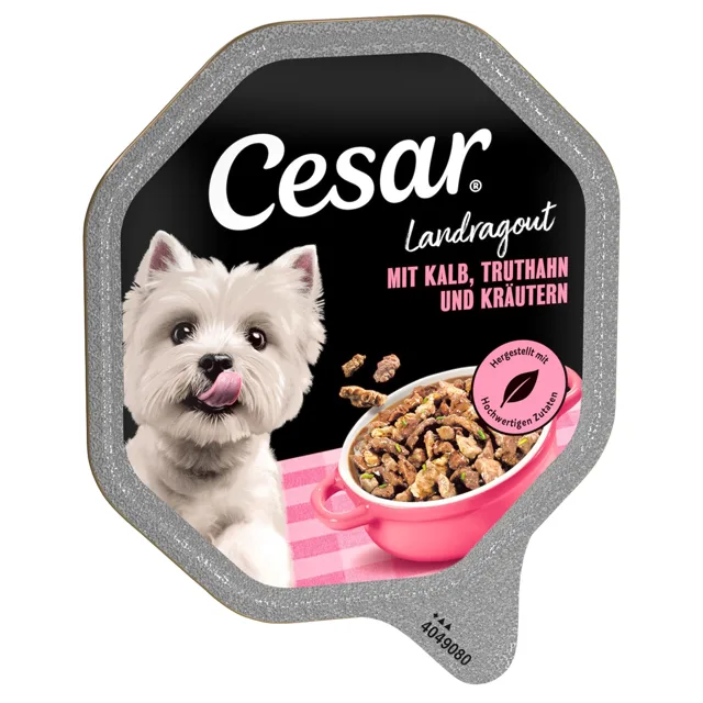 Megapack Cesar mistička 14 x 150 g - venkovské ragú s telecím a krůtou