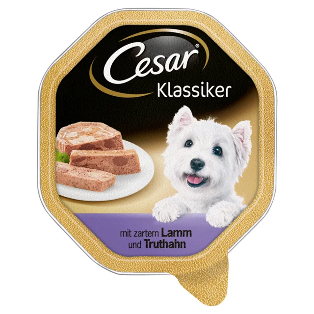 Megapack Cesar mistička 56 x 150 g - Klasika s hovězím a játry