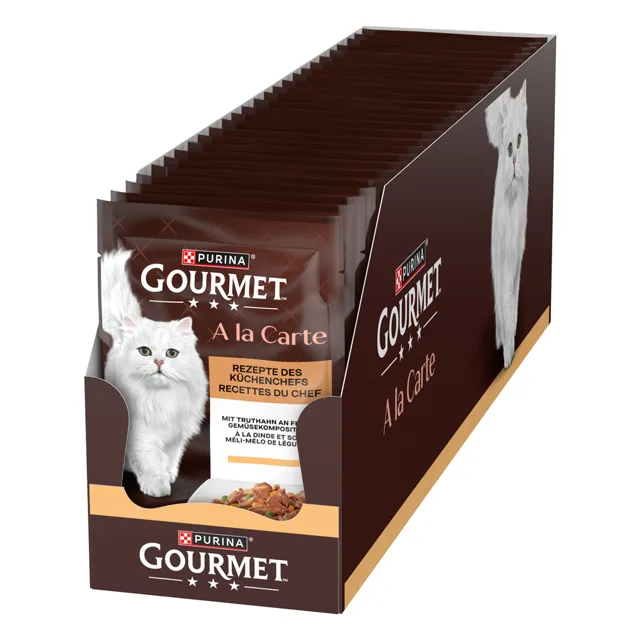 Megapack Gourmet A la Carte kapsičky 26 x 85 g - krocan, zelenina