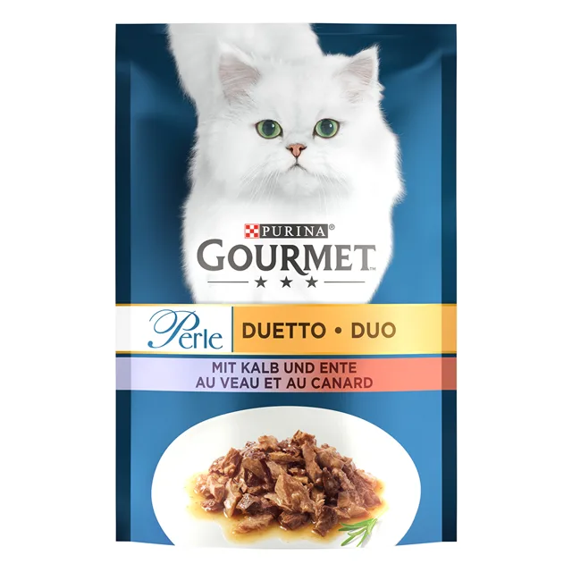 Megapack Gourmet Perle kapsičky 52 x 85 g - pstruh se špenátem