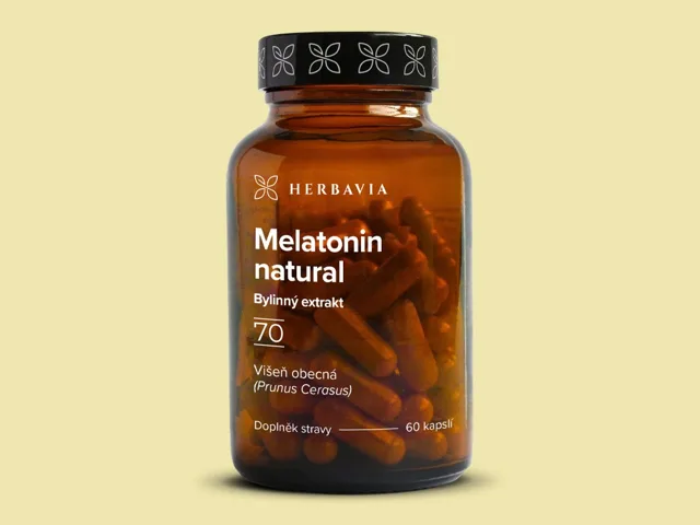 Melatonin natural přírodní produkt - 60 kapslí