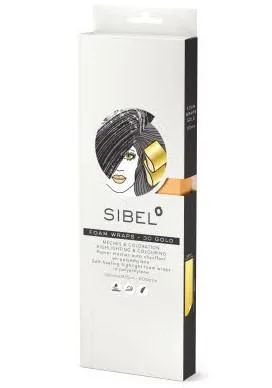 Melírovací pěnová fólie Sibel High-Light 30 x 9,5 cm - zlatá, 200 ks (4333151) + dárek zdarma