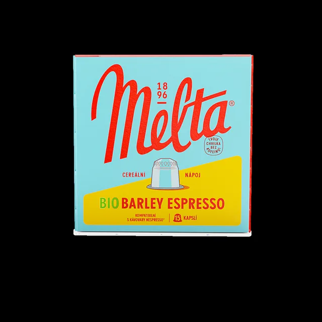 MELTA Barley espresso BIO 15 kapslí