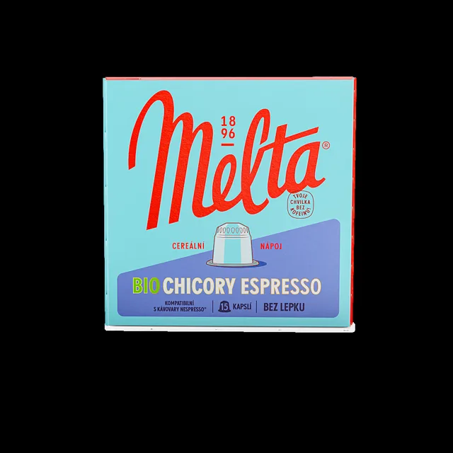 MELTA Chicory espresso BIO 15 kapslí