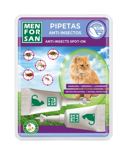 Menforsan antiparazitní pipety pro kočky, 2 ks | P6652