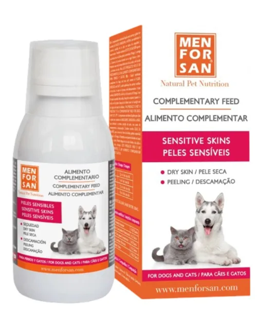 Menforsan Sensitive Skins pro citlivou kůži koček a psů, 120 ml | P55453