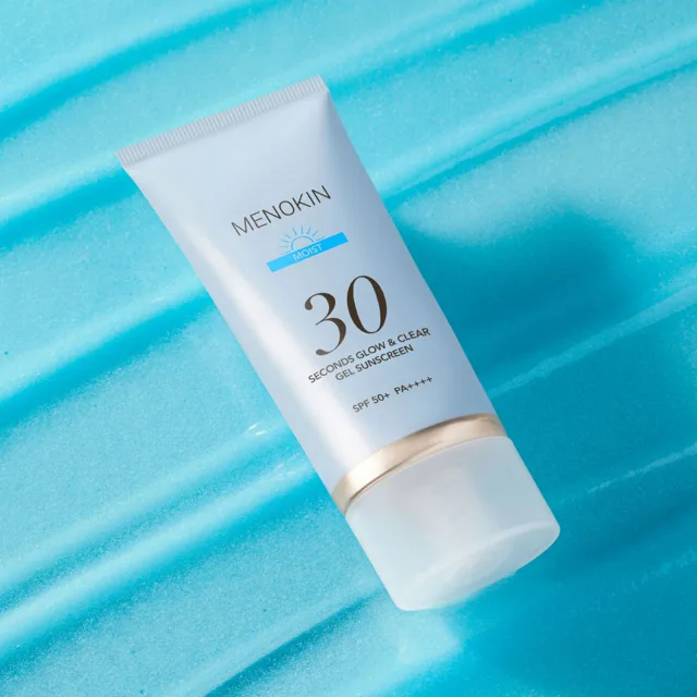 MENOKIN - 30 Seconds Glow & Clear Gel Sunscreen MOIST - 30sekundový hydratační gelový opalovací krém  - 50 ml