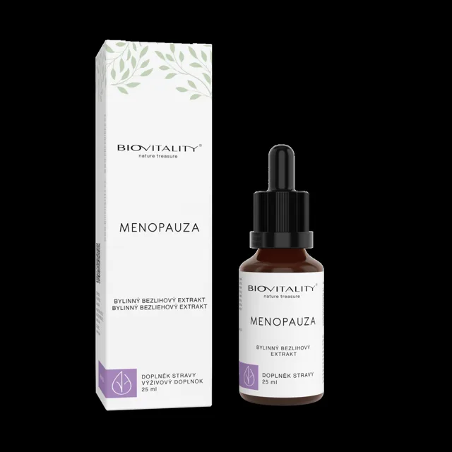 Menopauza – bezalkoholová tinktura – kapky 25 ml – Green idea