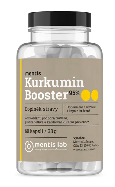 Mentis Kurkumin Booster 95% 60 kapslí