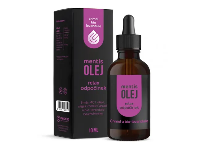 Mentis olej s chmelem a francouzskou bio-levandulí
