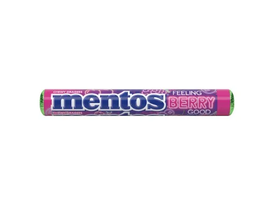 Mentos Berry Good bonbony s ovocnou příchutí 14 ks 37,5 g