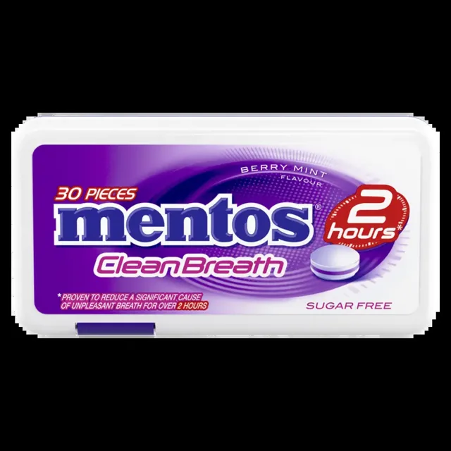 Mentos Bonbony Clean Breath Berry 21 g