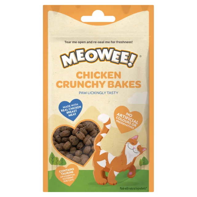 Meowee! Chicken Crunchy Bakes - 40 g