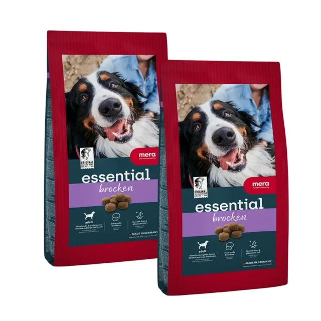 MERA Dog Essential Brocken 2x12,5 kg suché krmivo pro velké psy s normální aktivitou