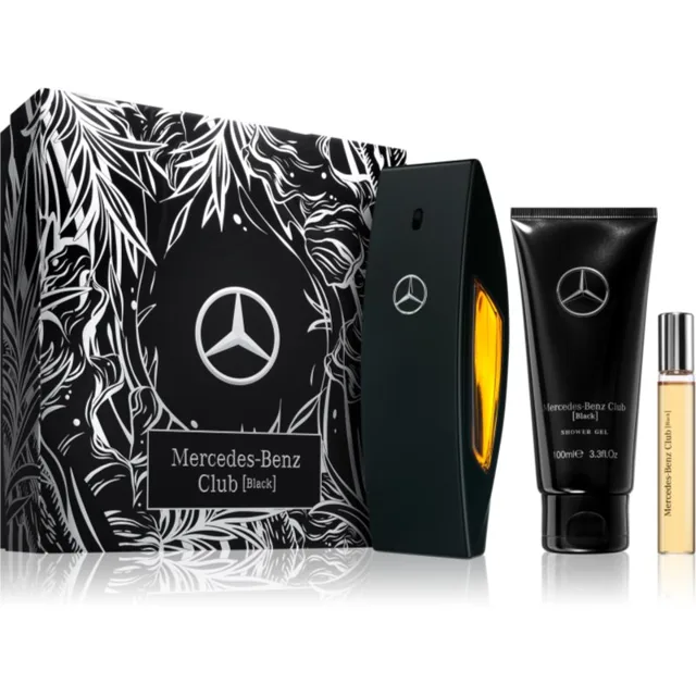 Mercedes-Benz Club Black dárková sada pro muže 1 ks