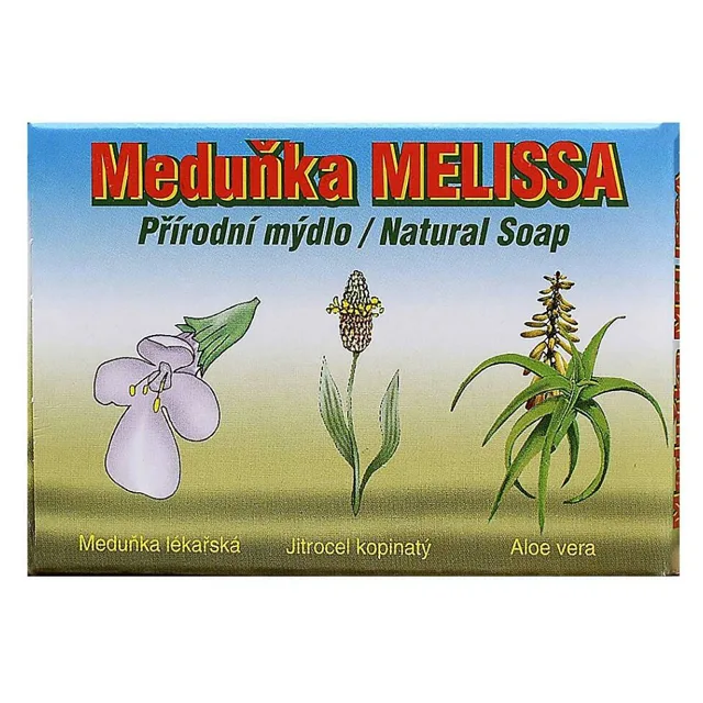 MERCO Meduňka-Melissa Přírodní kosmetické mýdlo pro citlivou.pleť  90 g