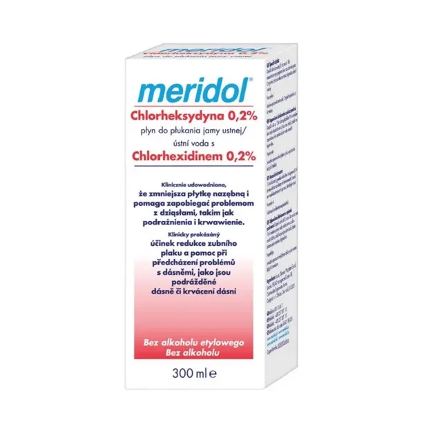 Meridol Chlorhexidine 0,2 % ústní voda 300 ml
