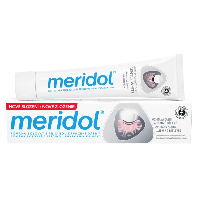 MERIDOL Gum protection Gentle White Zubní pasta pro ochranu dásní a jemné bělení 75 ml
