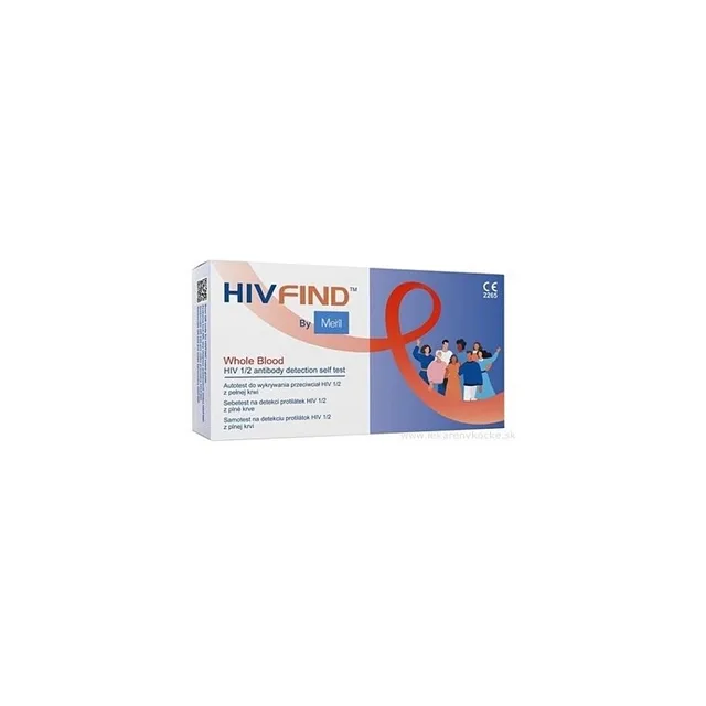 MERIL HIV FIND sebetes na detekci HIV