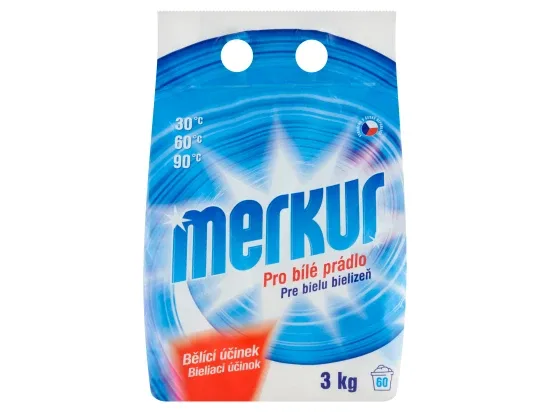 Merkur univerzální prací prostředek pro bílé prádlo se speciální bělicí přísadou 60 PD