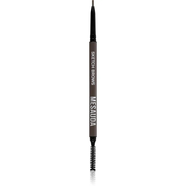 Mesauda Sketch Brows automatická tužka na obočí s kartáčkem odstín 102 Brunette 0.09 g