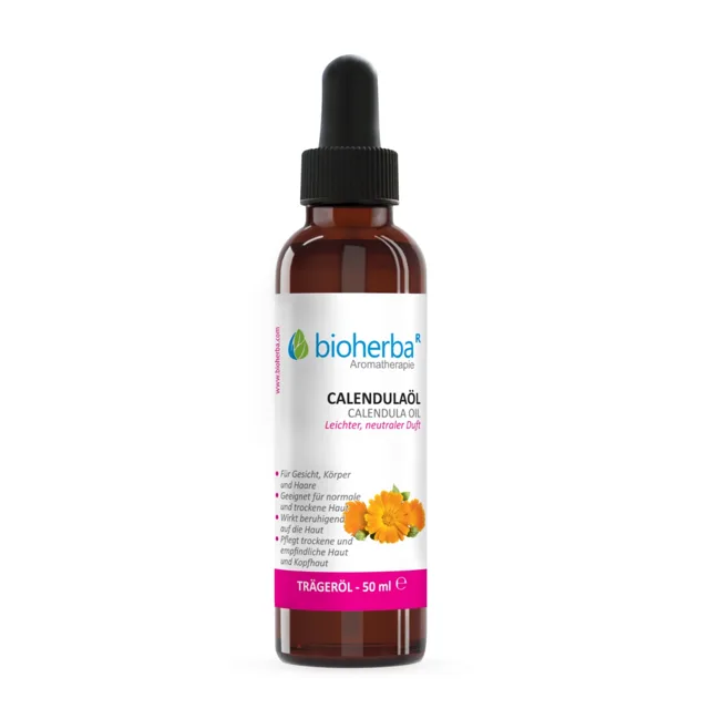 Měsíčkový olej – čistý nosný olej – 50 ml – Bioherba