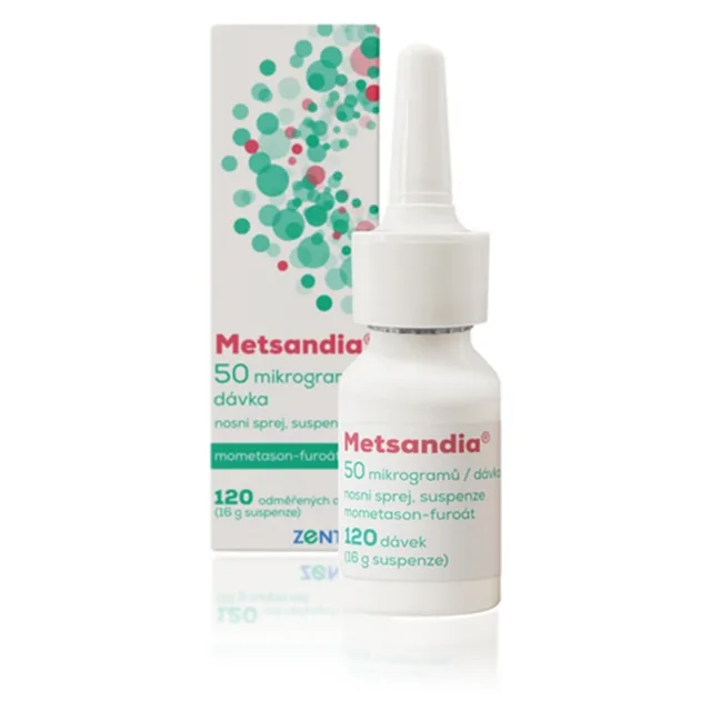 METSANDIA 50mcg/dávka nosní sprej, suspenze 120 dávek