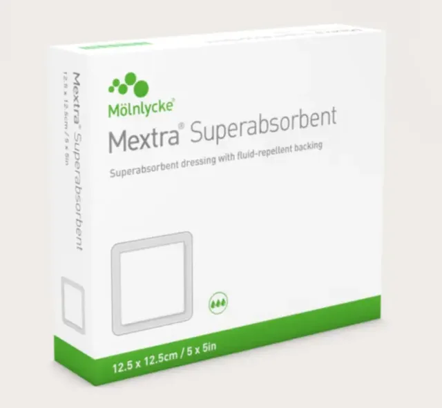 Mextra Superabsorbent 10 x 10cm 10 ks