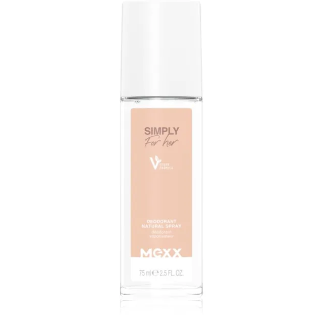 Mexx Simply For Her New deodorant s rozprašovačem pro ženy 75 ml