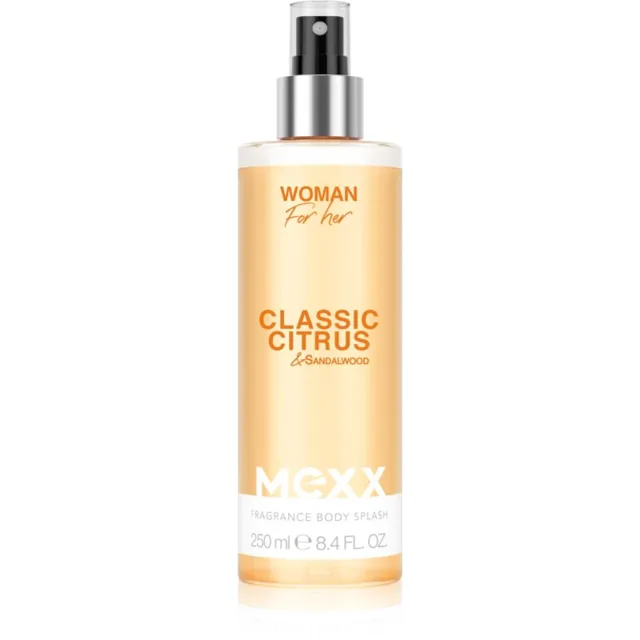 Mexx Woman Classic Citrus & Sandalwood New osvěžující tělový sprej pro ženy 250 ml