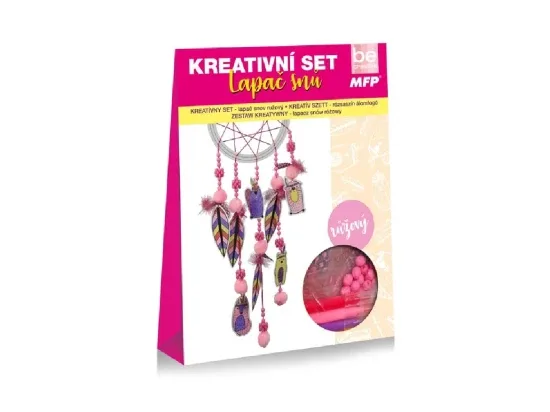 MFP kreativní set - lapač snů růžový
