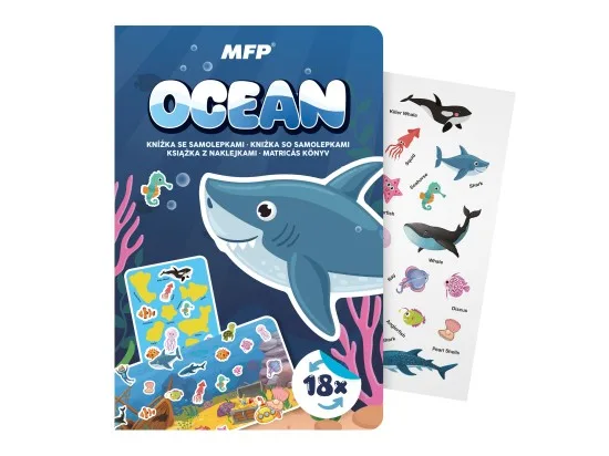 MFP samolepková kniha Oceán 18 samolepek