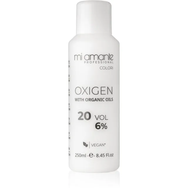 Mi Amante Professional Colori Oxigen With Organic Oils aktivační emulze pro profesionální použití 6% 20 Vol. 250 ml