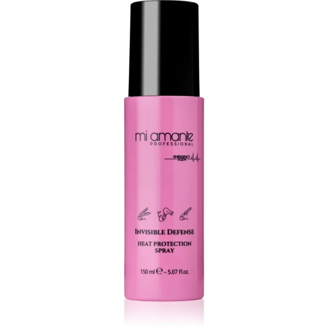 Mi Amante Professional Emergency Room Invisible Defense Heat Protection Spray termoochranný sprej pro úpravu žehličkou a kulmou 150 ml