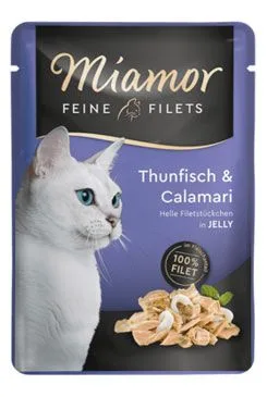 Miamor Cat Filet Kapsa Tuňák Kalamáry V želé 100g
