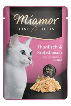 Miamor Cat Filet Kapsa Tuňák Krab V želé 100g